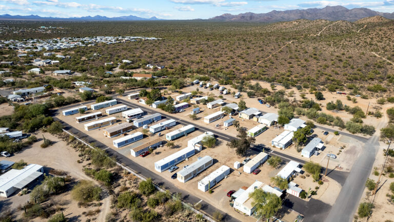 suburban, park, community, quality manufactured home neighborhood, clean residential streetscape