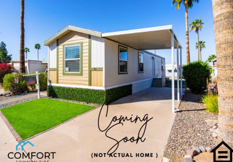 housing, affordable manufactured homes Phoenix, quiet suburban neighborhood setting, management, land-lease