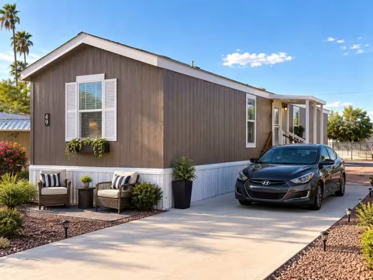 RV, Comfort Communities neighborhood, property, affordable manufactured homes Phoenix, exterior