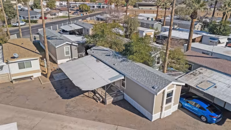 homesite, manufactured home community Arizona, exterior, residential street view Mesa AZ, Mesa
