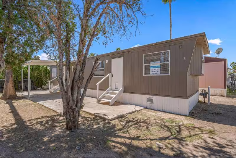 quiet suburban neighborhood setting, Mesa, clean residential streetscape, Arizona, 55-plus