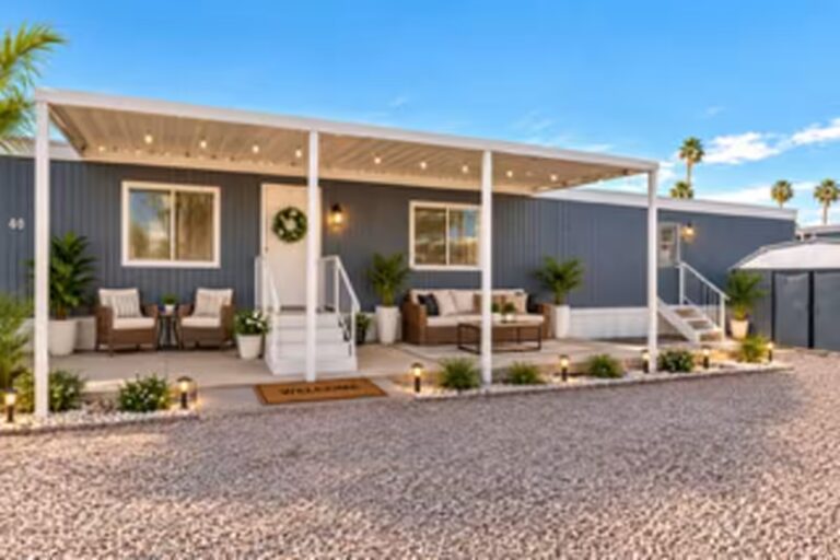 Phoenix, clean residential streetscape, homesite, managed active adult community, management
