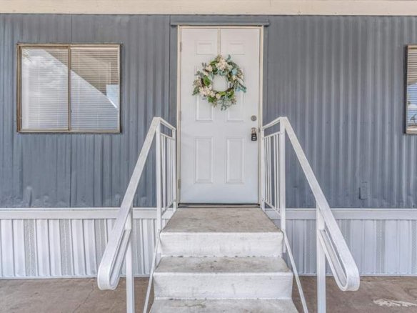 Beautiful previously on three bedroom, one bath mobile home ready for move in!
