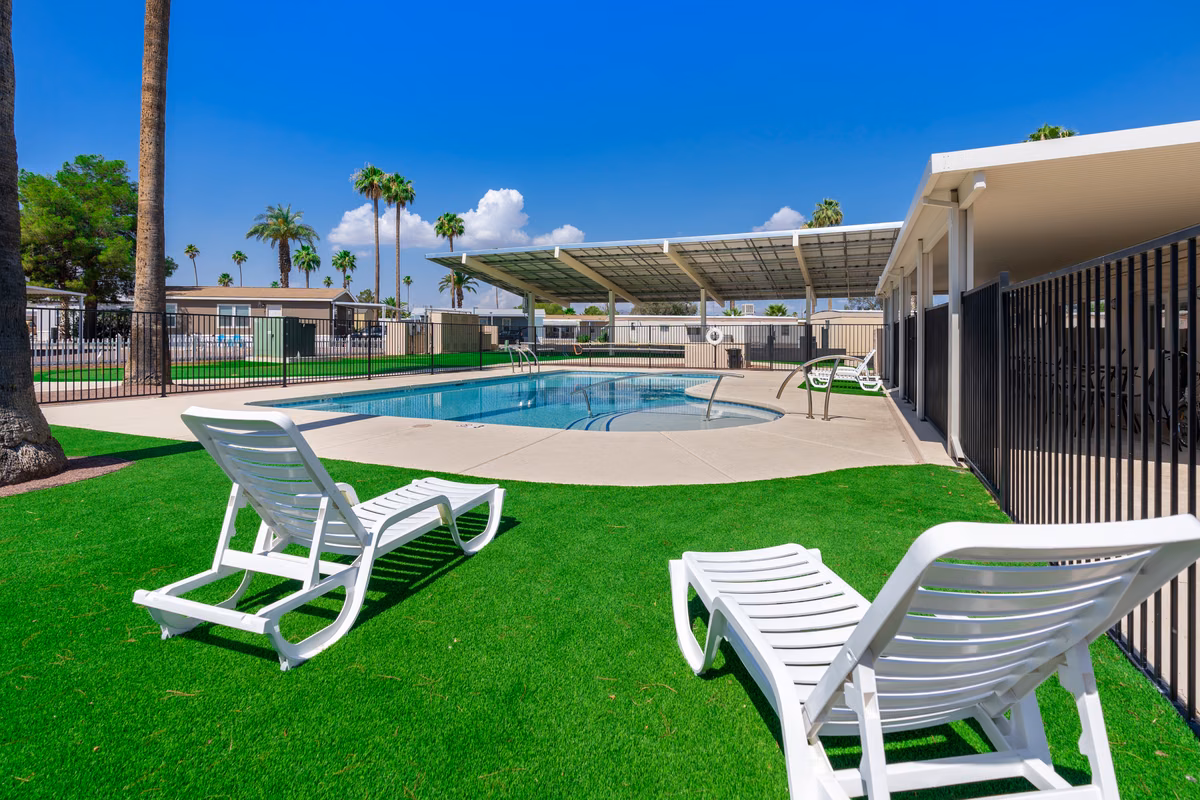land-lease, quality manufactured home neighborhood, managed active adult community, park, Arizona