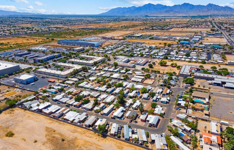 manufactured home community Arizona, community, affordable manufactured homes Phoenix, exterior, land-lease