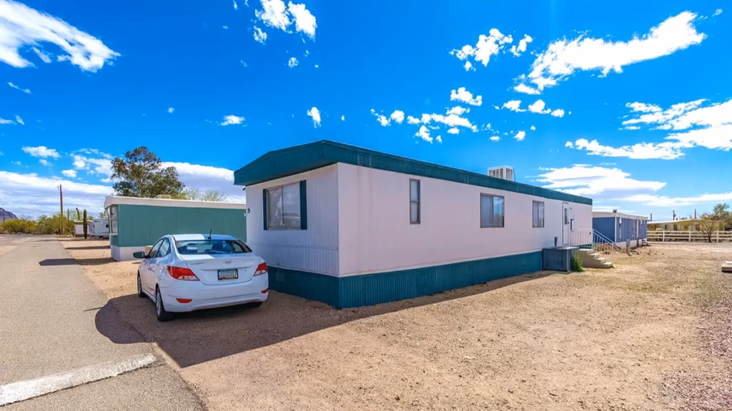 homesite, residential street view Mesa AZ, park, quiet suburban neighborhood setting, Arizona