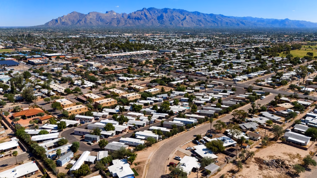 affordable manufactured homes Phoenix, cleanliness, residential, clean residential streetscape, community