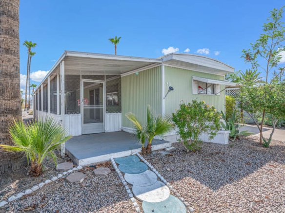 Updated vintage manufactured home